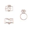 12 Pcs Three Shapes Paper Clips Funny Office plating Desk Accessories Bookmarks