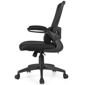 Ergonomic Desk Chair with Lumbar Support and Flip-up Armrest