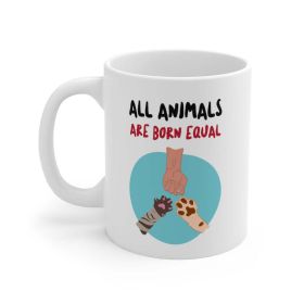 All Animals Are Born Equal Mug