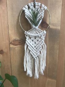 DIY macrame Air Plant Hanger Kit - Rowan 5"