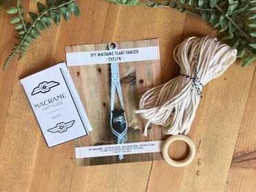 DIY Macrame Plant Hanger Kit - The Evelyn