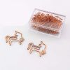 20 Pieces Horse Shapes Paper Clips Funny Office Desk Accessories Bookmarks