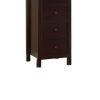 Transitional Espresso Compact Design 5-Drawer Chest Bedroom / Small Living Space Chest of drawers