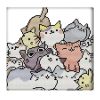 11CT DIY Cross Stitch Kits Embroidery Kits Needlework Animal Home Decor Handmade Crafts Gifts Cute Cats, 12x11 inch