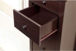 Transitional Espresso Compact Design 5-Drawer Chest Bedroom / Small Living Space Chest of drawers