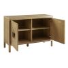 2-Door Accent Cabinet with Adjustable Shelves