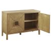 2-Door Accent Cabinet with Adjustable Shelves