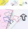 30 Pieces Paper Clips Arrows Shapes Funny Office Desk Accessories Bookmarks