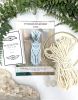 DIY macrame Air Plant Hanger Kit - Rowan 5"