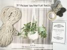 DIY Yarn Wrap Macrame Plant Hanger Kit