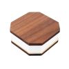 Smart Folding Light LED Rechargeable Nightlight, Wooden Book lamp with Magnetic Strap