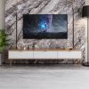 Modern Nordic Wooden TV Stand Fluted Design Home Light luxury and simplicity TV Cabinet