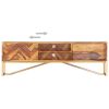 TV Stand 55.1"x11.8"x17.7" Solid Wood Sheesham