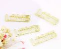 12 Pieces Binder Clips "LOVE" Paper Clips Office Desk Accessories Bookmarks