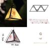 Triangle Chinese Paper Lantern Decorative Hanging Lantern DIY Craft Kit Craft Project Make Your Own Handheld Palace Lantern