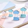 8 Pcs Metal Binder Clips/Paper Clips/Binders Cloud Shape Office Desk Accessories