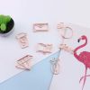 12 Pieces Three Shapes Paper Clips Funny Office Desk Accessories Bookmarks