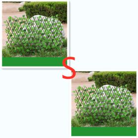 Simulation outdoor wooden fence (Option: Small-2pcs)