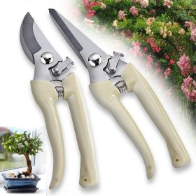 2 Pack Pruning Shears Cutter Home Gardening Plant Scissor Branch Garden Pruner (Option: Comfort Grip)