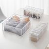 1pc/3pcs Fabric Sock and Underwear Organizer - 6/7/11 Grids Drawer Organizers for Closet Storage - Foldable Cabinet Boxes for Socks, Underwear, Ties -