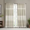 Cotton Printed Curtain Panel with Chenille detail and Lining