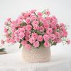 2 pcs Artificial Flowers; Fake Hydrangeas; Wedding Routes Silk Flowers Vase For Home Furnishings Hotel Decorations Valentine's Day Gifts Mother's Day