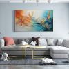 Hand Painted Oil Painting Original Framed Colorful Oil Painting On Canvas Large Wall Art Abstract Flowers Painting Custom Painting Living room Wall Ar