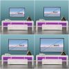 20 minutes quick assemble, modern TV Stand with LED Lights,high glossy front TV Cabinet,can be assembled in Lounge Room, Living Room or Bedroom